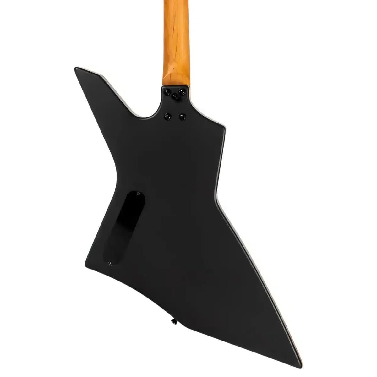 Spira X-400 MBK Satin Black Solid Body Offset Electric Guitar - Image 2