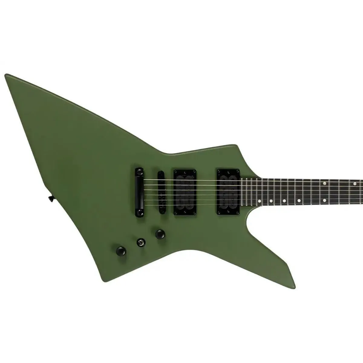 Spira X-400 MGR Satin Green Solid Body Offset Electric Guitar