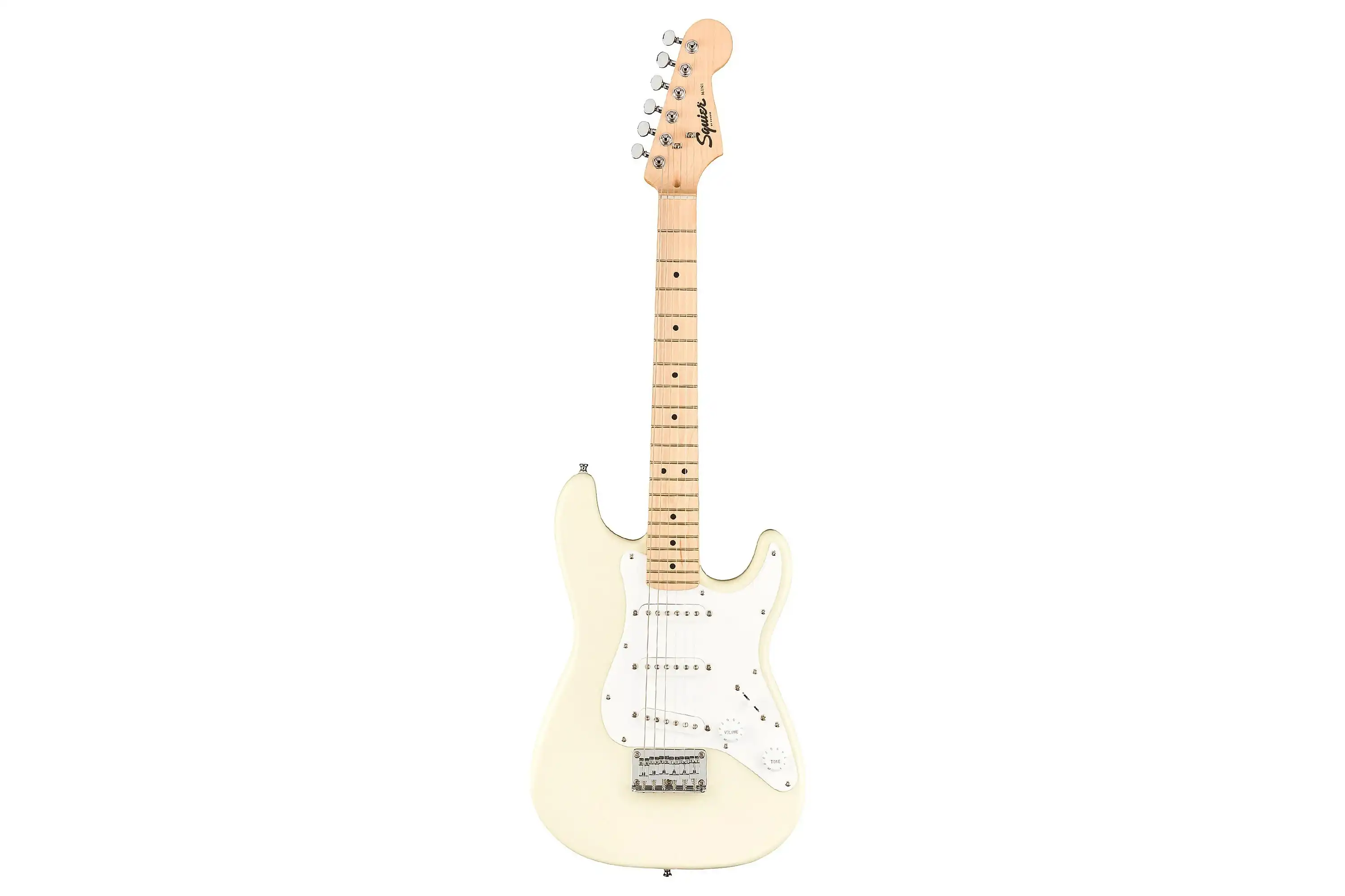 Squier By Fender Mini Stratocaster Guitar - White - Image 3
