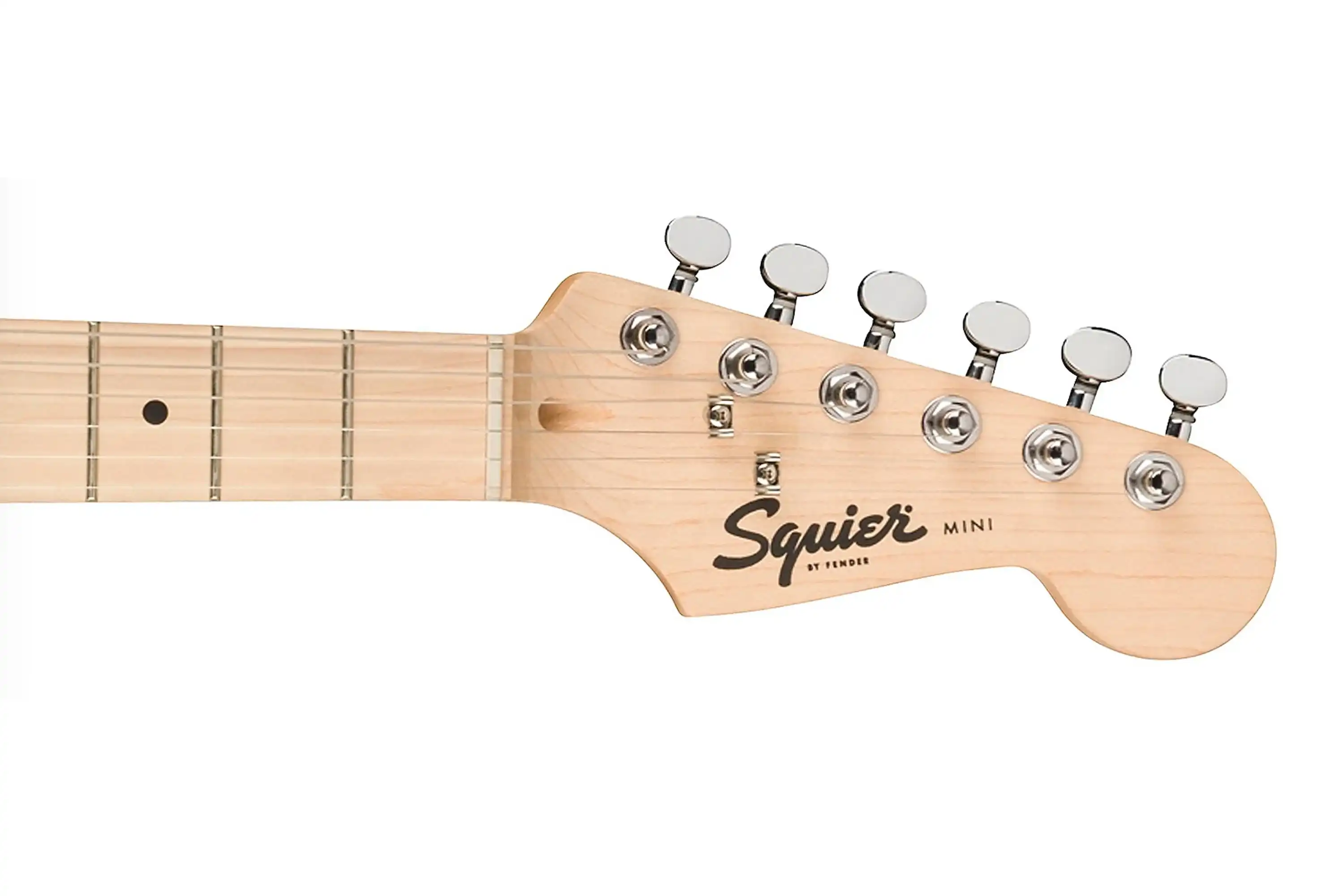 Squier By Fender Mini Stratocaster Guitar - White - Image 4