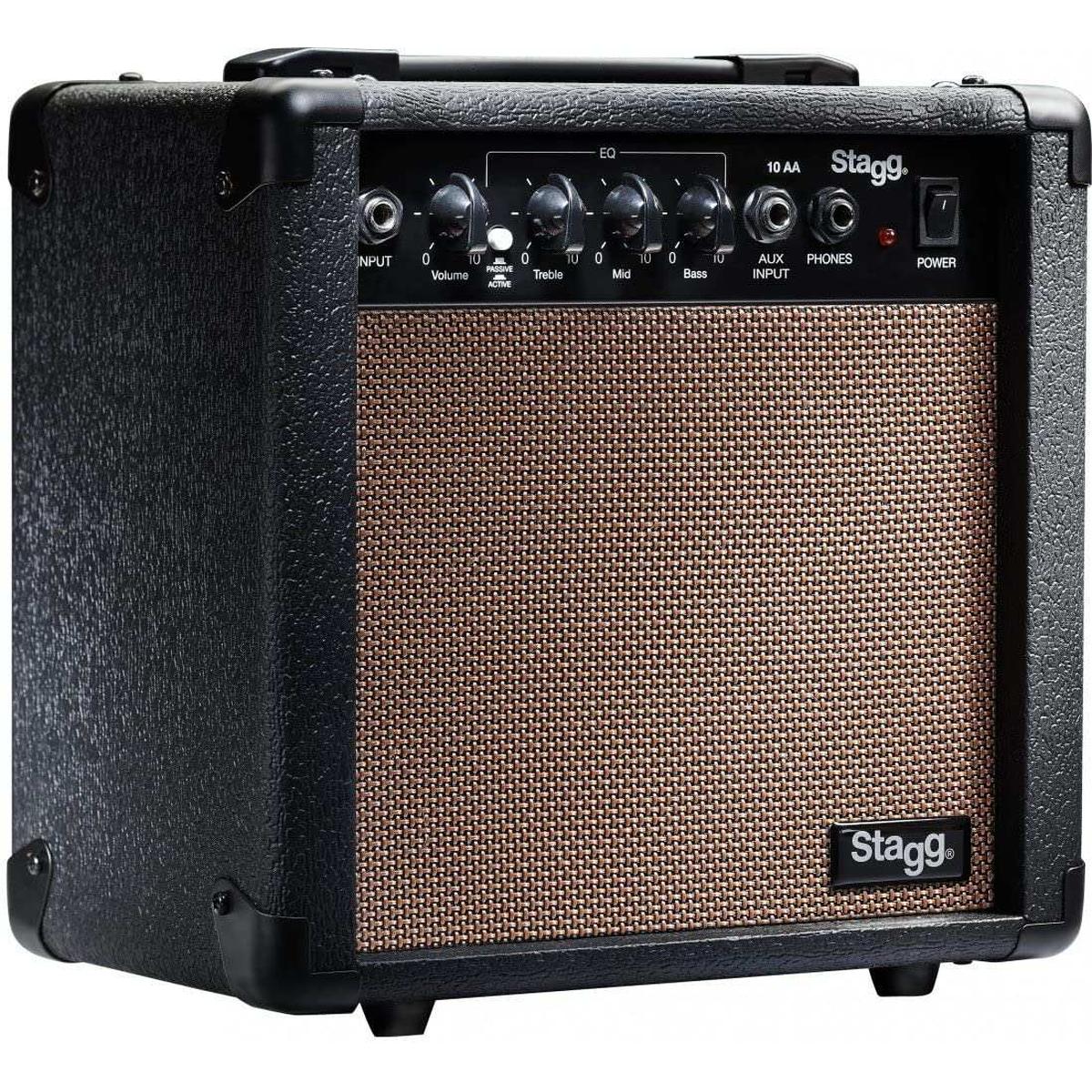 Stagg 10 AA USA 10-Watt Acoustic Ukulele and Guitar Amplifier