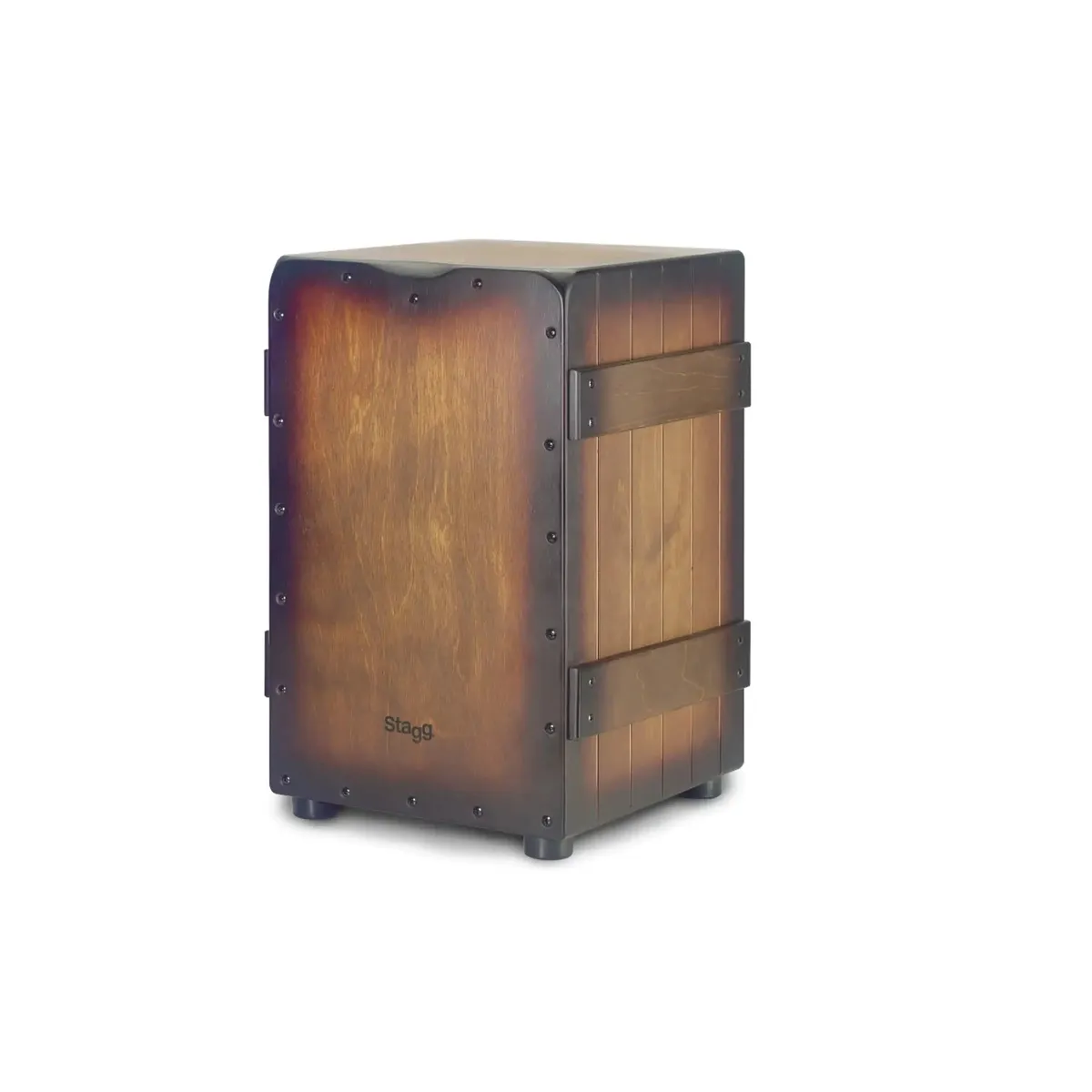 Stagg CAJ-CRATE-SBB Standard-Sized Crate Cajón - Sunburst Brown