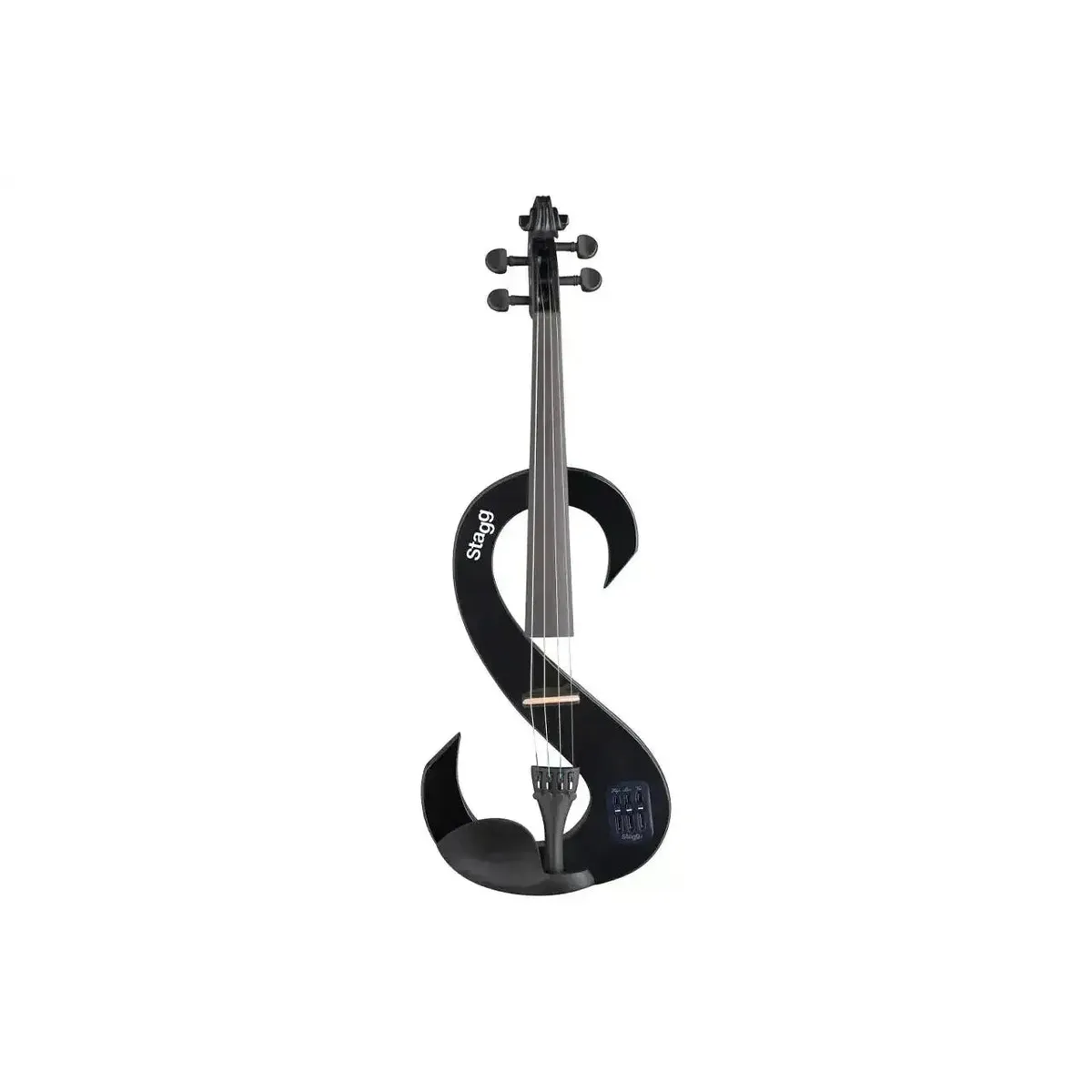 Stagg EVN-4/4-BK Black 4/4 S-Shaped Electric Violin Set