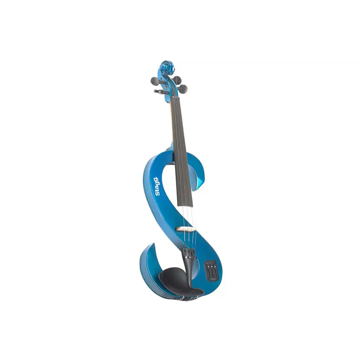 Stagg EVN-4/4-MBL Metallic Blue 4/4 S-Shaped Electric Violin Set