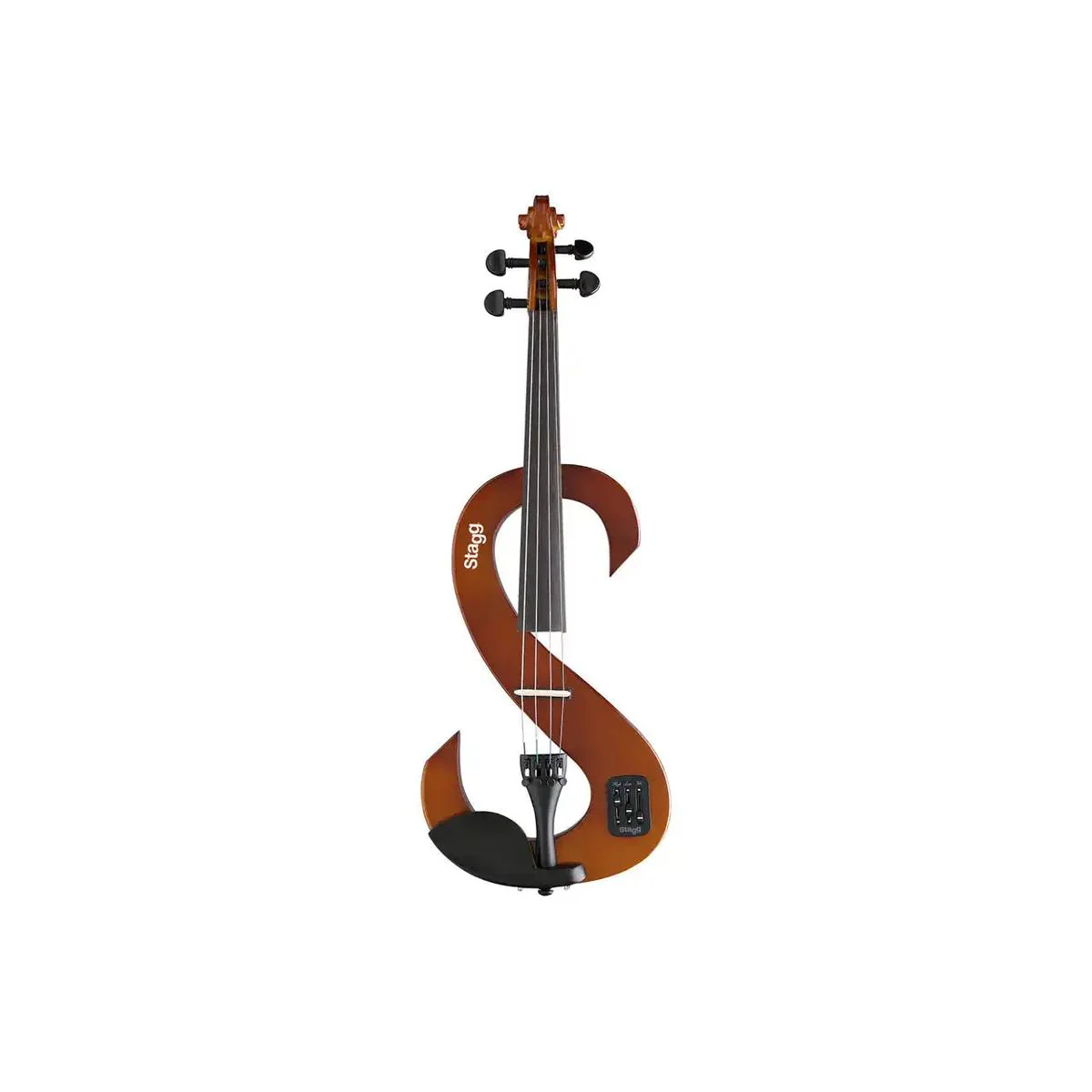 Stagg EVN-4/4-VBR Violinburst 4/4 S-Shaped Electric Violin Set