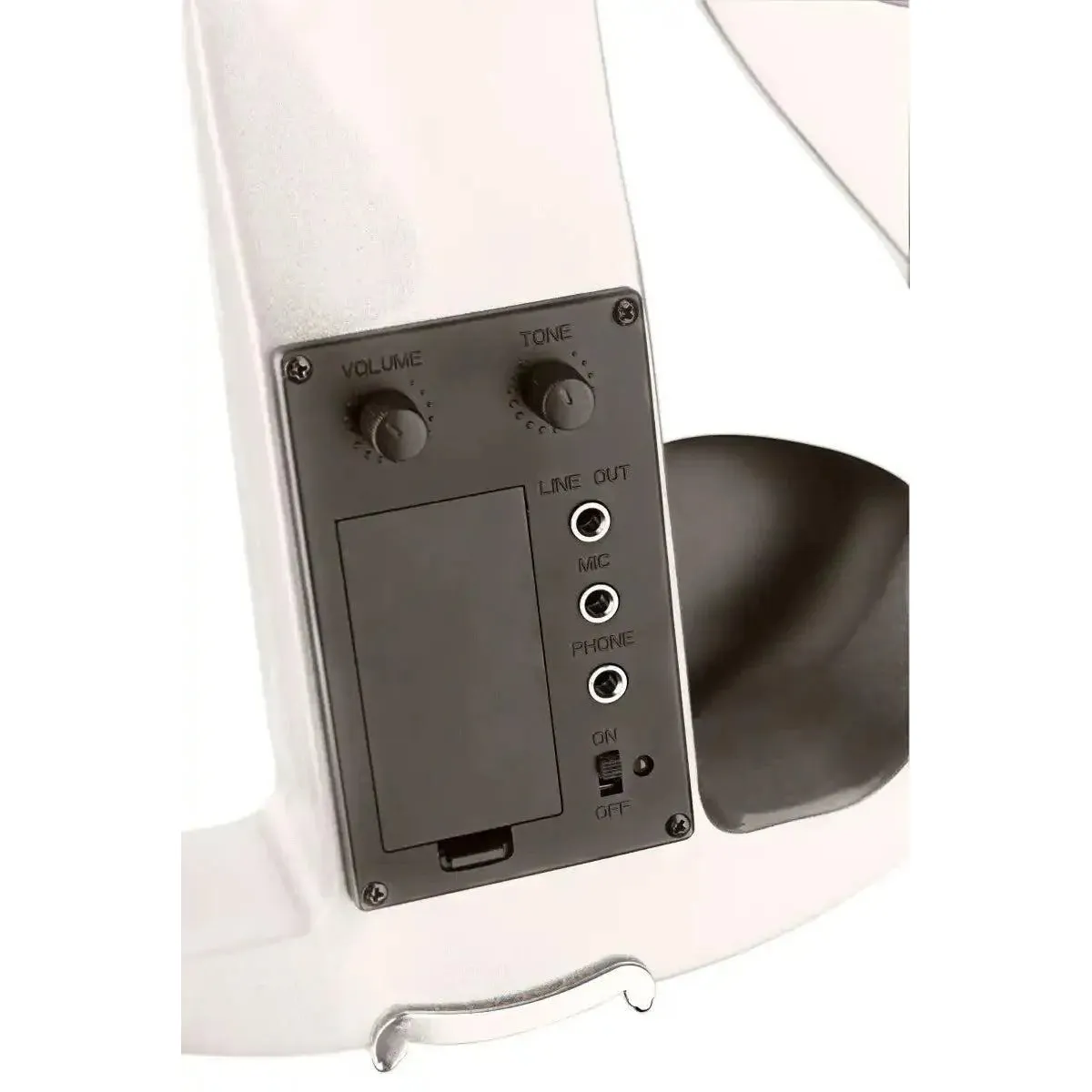 Stagg EVN-X-4/4-WH White 4/4 Electric Violin Set - Image 3