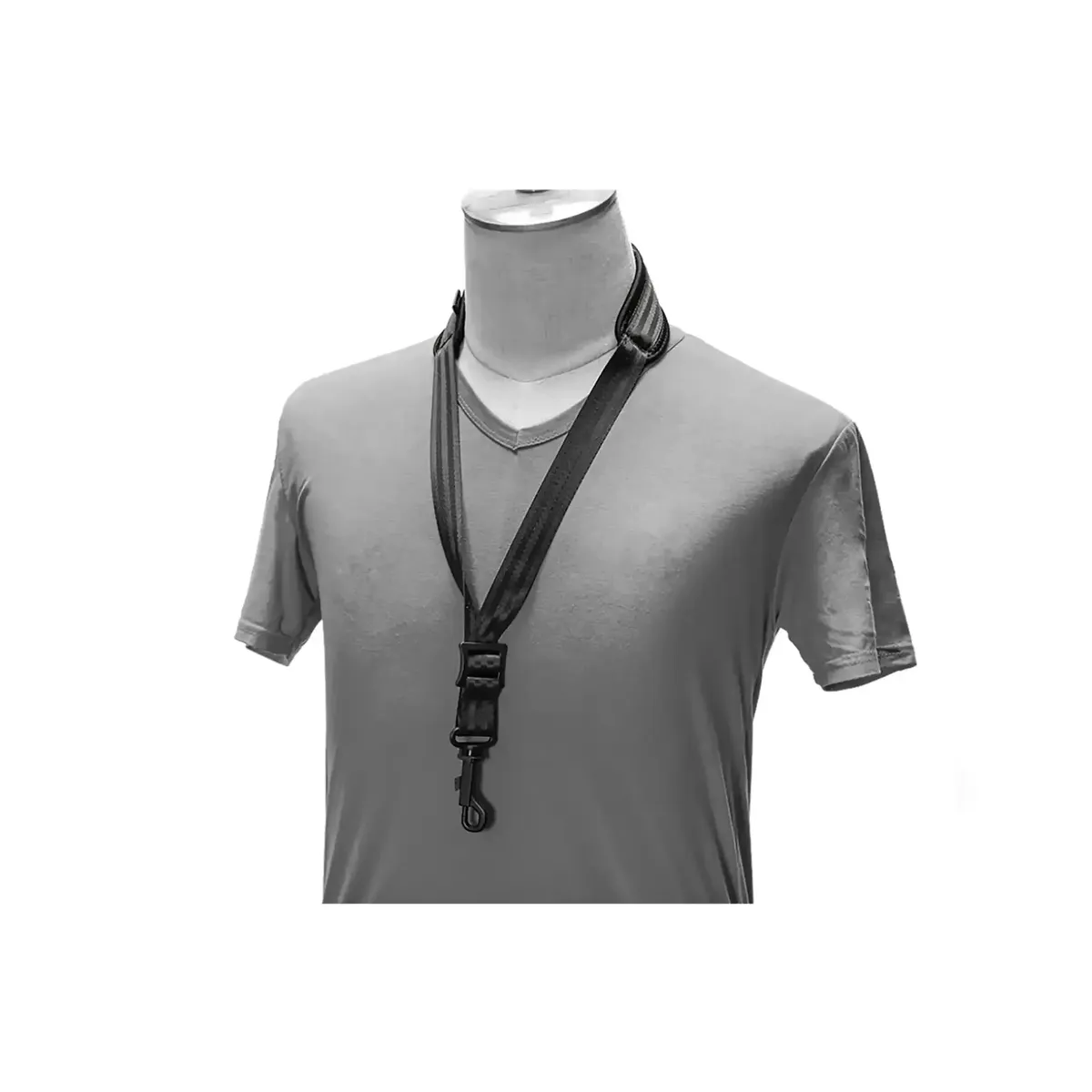 Stagg Fully-Adjustable, Padded Neck Sax Strap - Black - Image 3