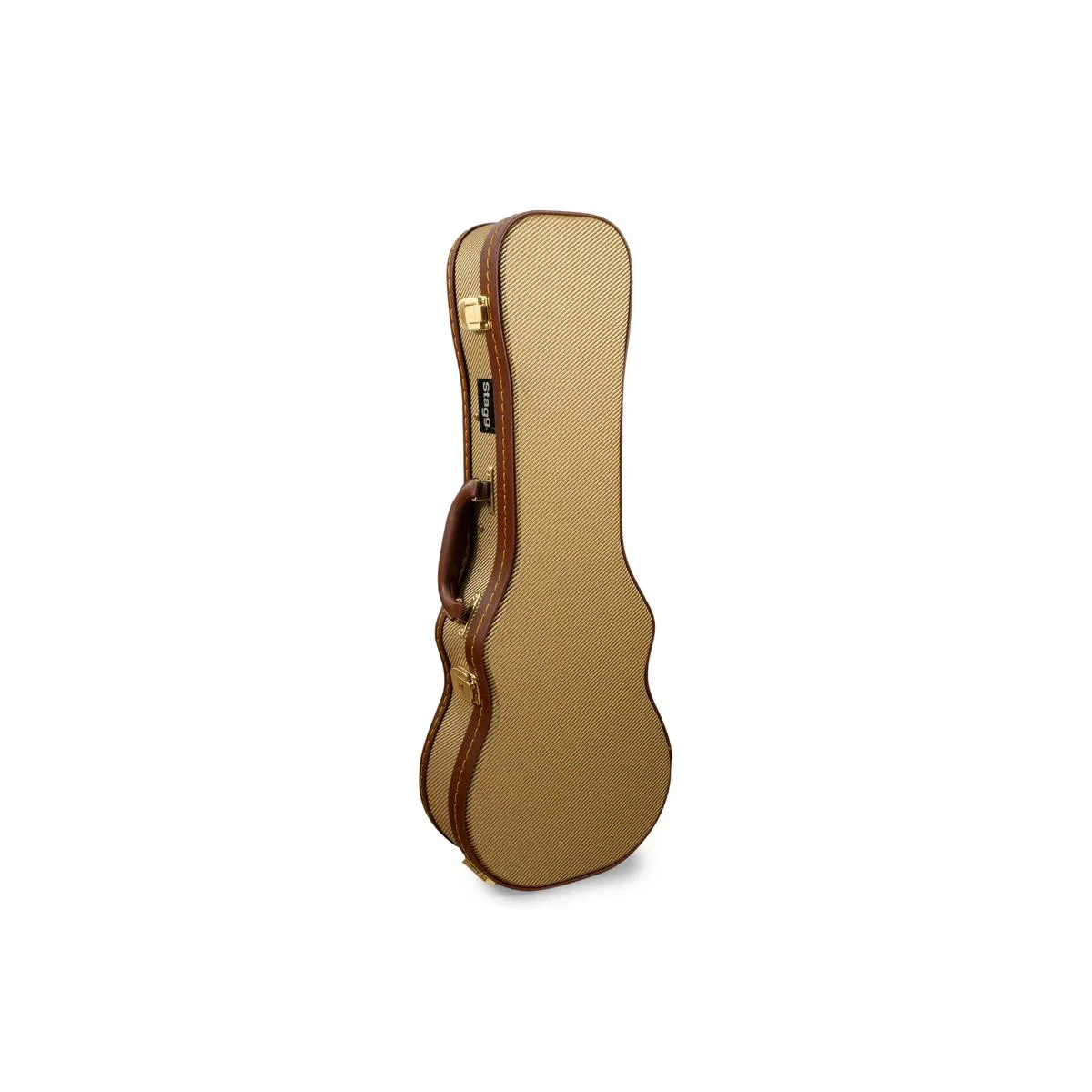 Stagg GCX-UKS GD Vintage Gold Hardshell Ukulele Case - SOPRANO - Image 4