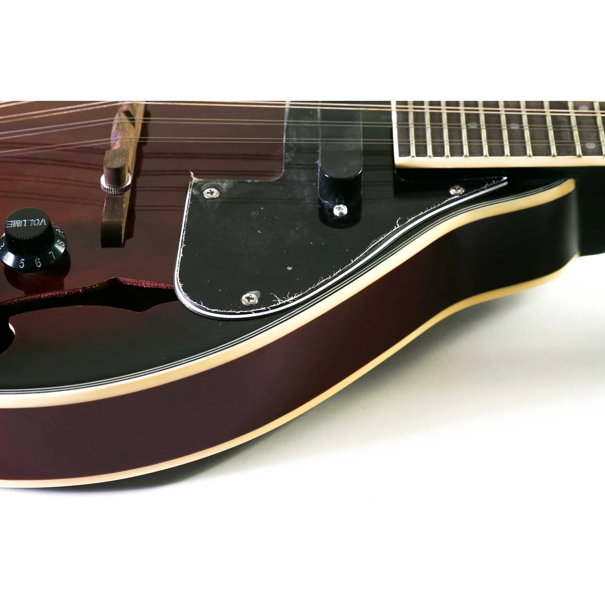 Stagg M50-E A-Style Bluegrass Electric Mandolin Redburst "BROOKE" - Image 3