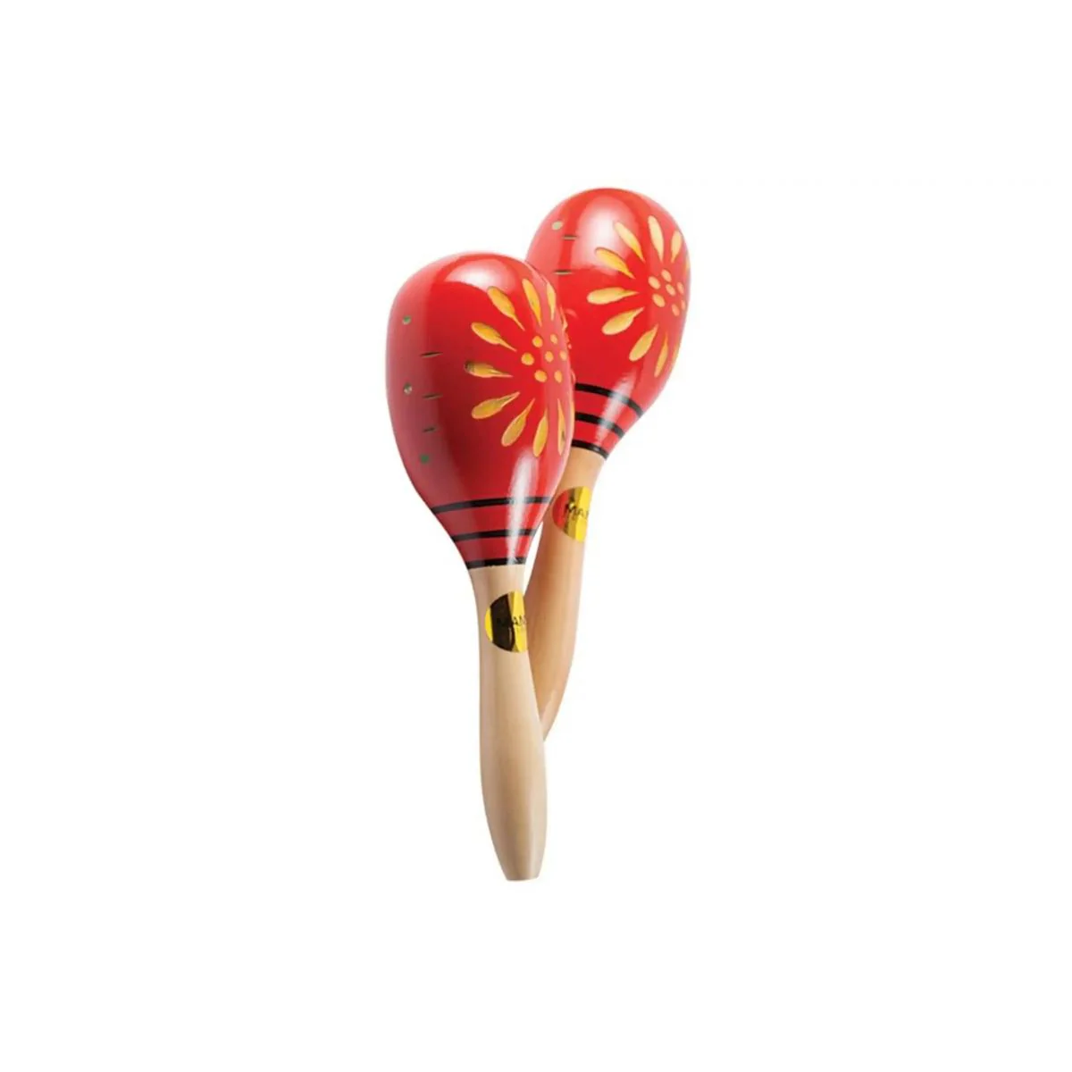 Stagg Red Oval Wooden Maracas