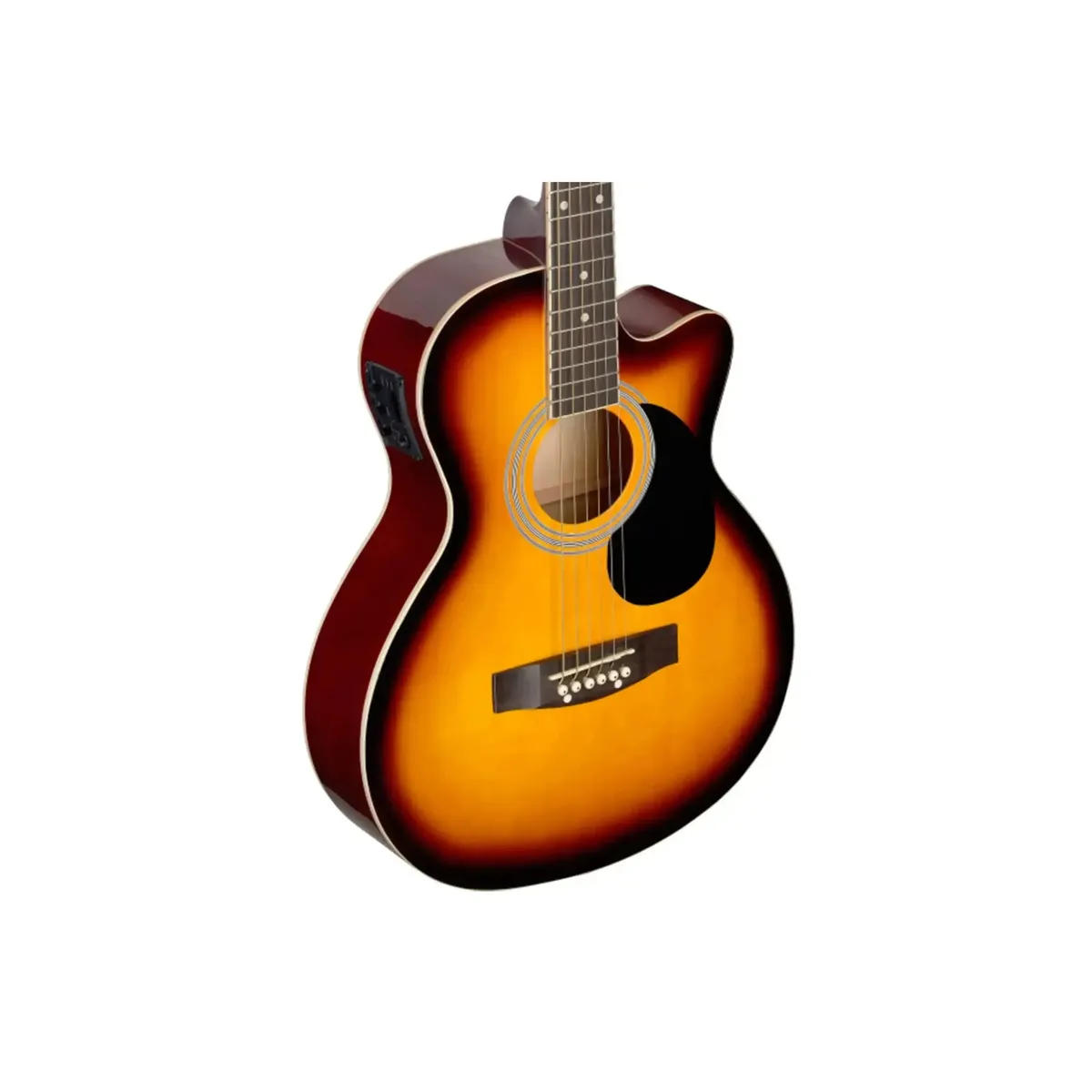 Stagg SA20ACE Auditorium Acoustic-Electric Guitar - Sunburst