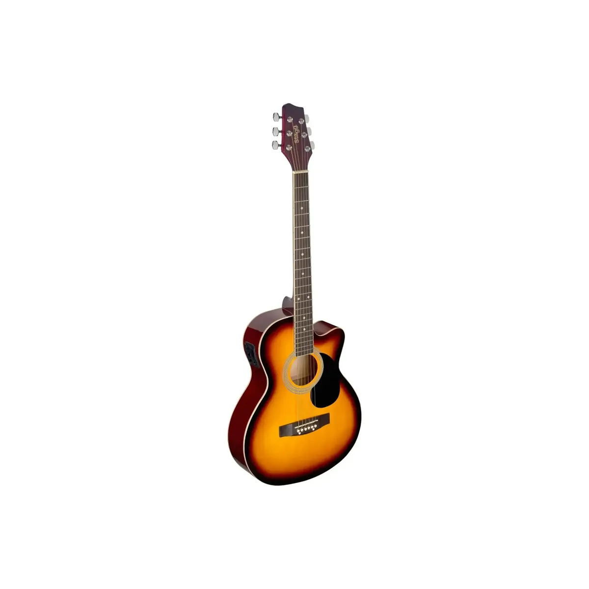 Stagg SA20ACE Auditorium Acoustic-Electric Guitar - Sunburst - Image 2