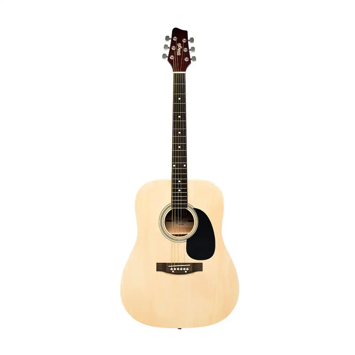 Stagg SA20D Dreadnought Acoustic Guitar - Natural - Image 3