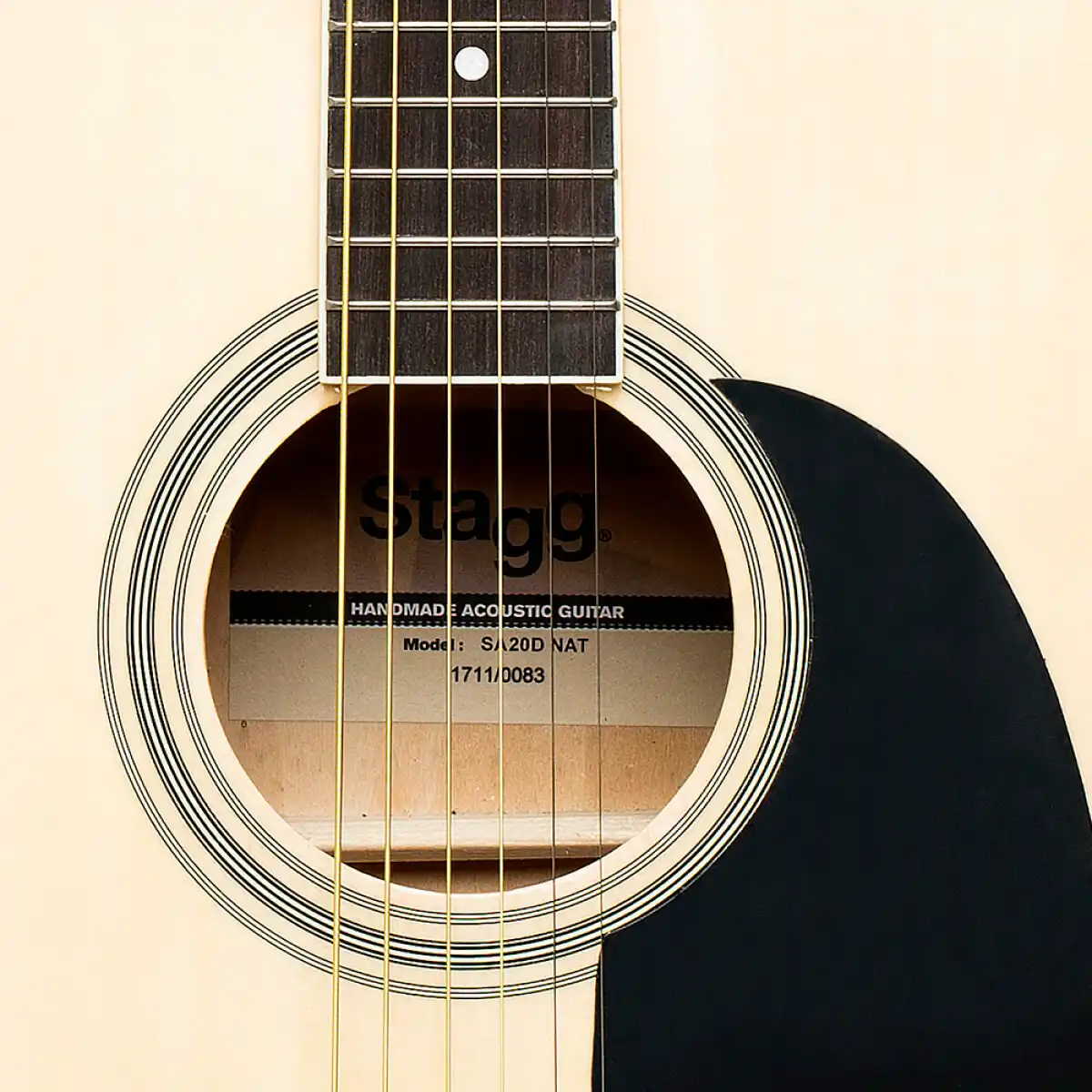 Stagg SA20D Dreadnought Acoustic Guitar - Natural - Image 5
