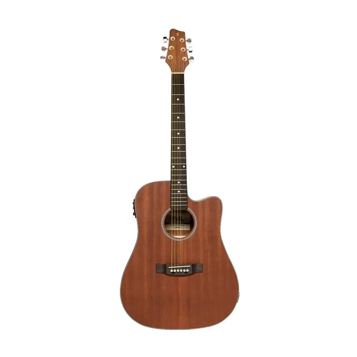 Stagg SA25 DCE Acoustic-Electric Dreadnought Guitar - Image 4