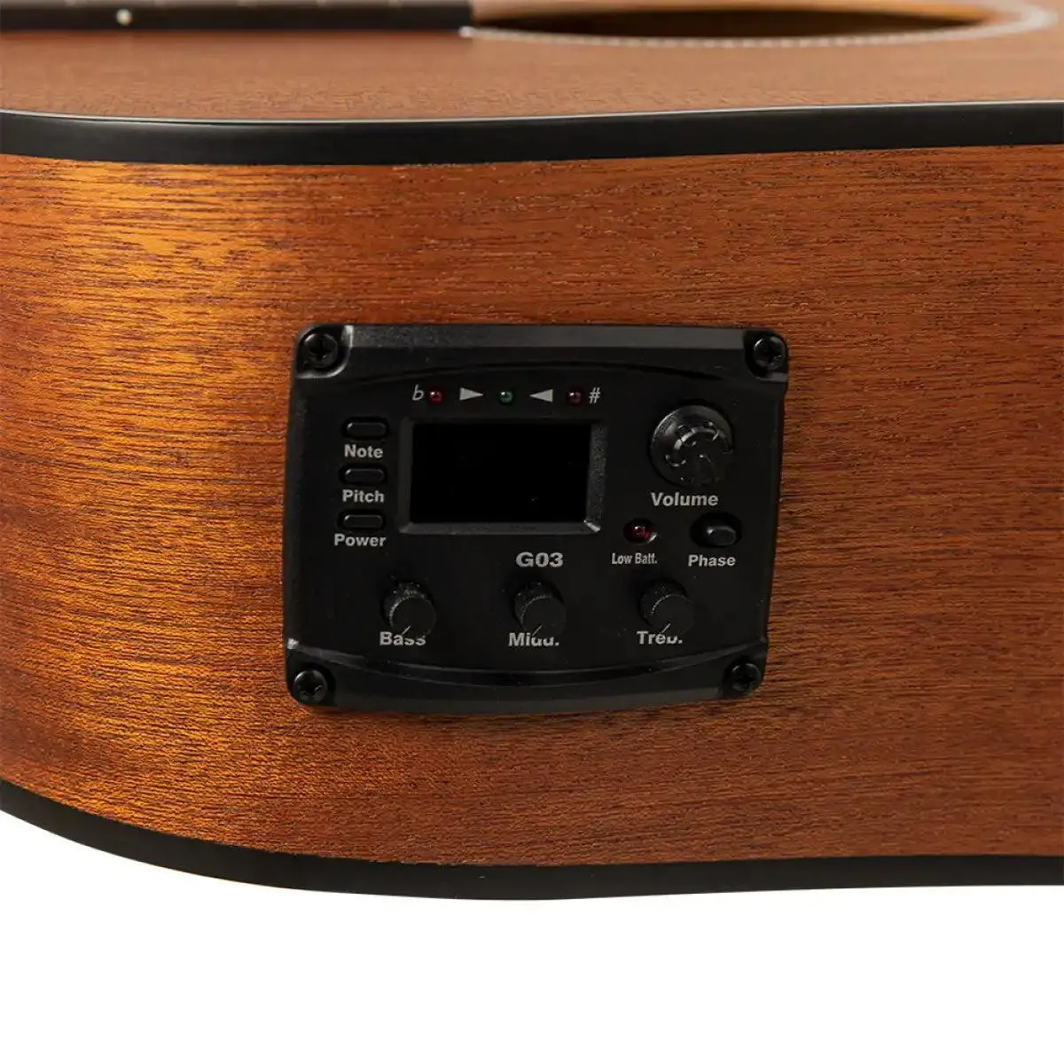 Stagg SA25 DCE Acoustic-Electric Dreadnought Guitar - Image 7
