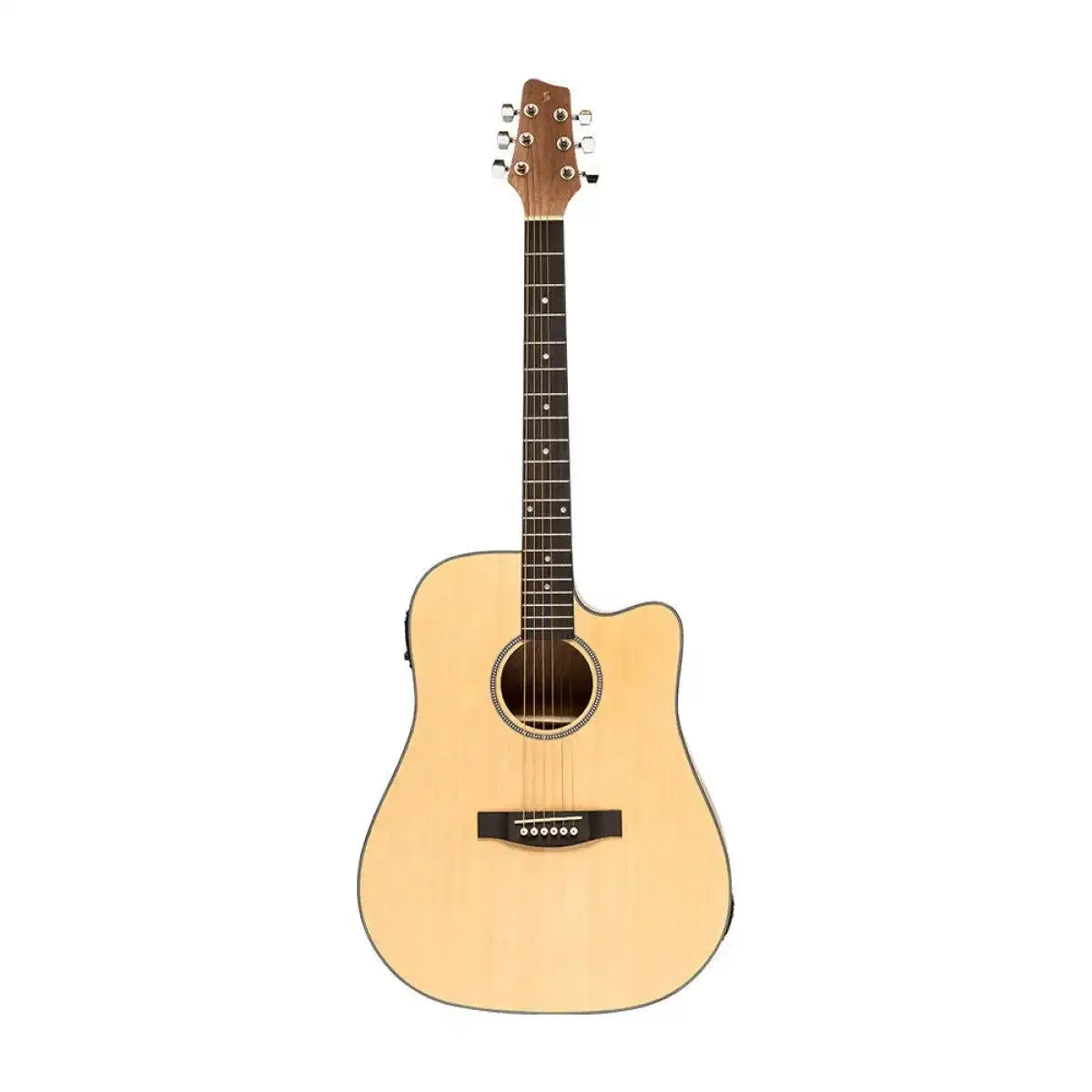Stagg SA25 DCE Acoustic-Electric Dreadnought Guitar - Image 3