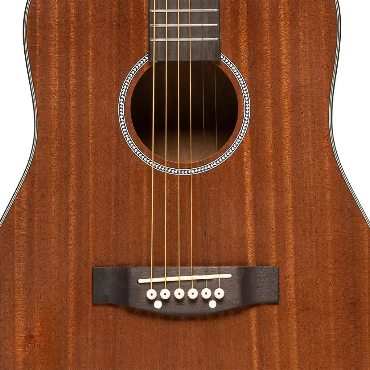 Stagg SA25 MAH Acoustic Dreadnought Travel Guitar - Image 5
