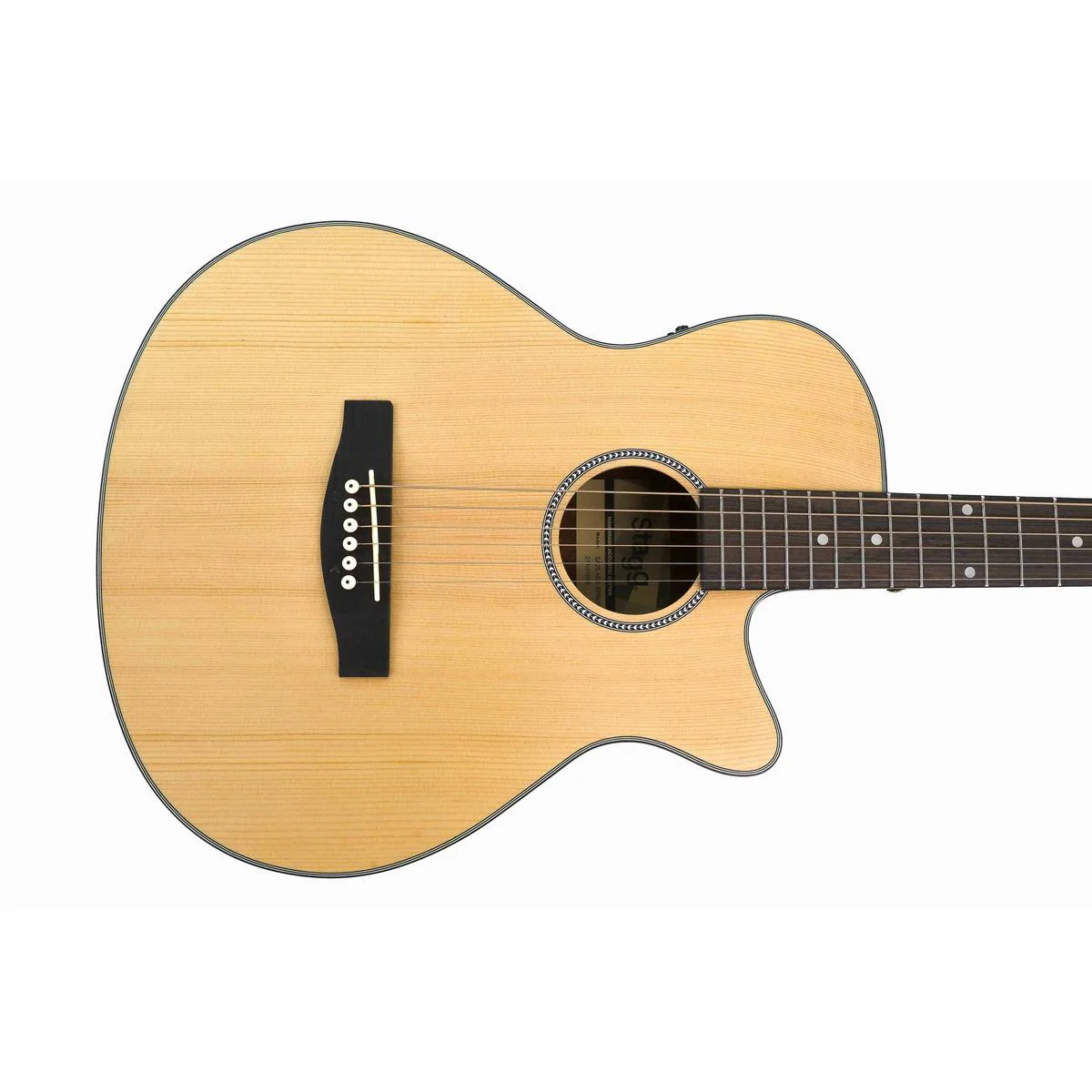 Stagg SA25ACE Grand Auditorium Electric-Acoustic Guitar - Open Box