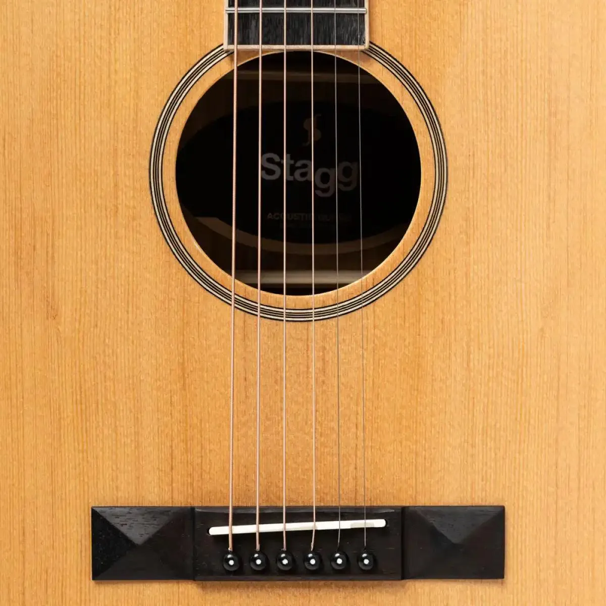 Stagg SA45 DCE-AC Dreadnought Acoustic-Electric Guitar - Image 5