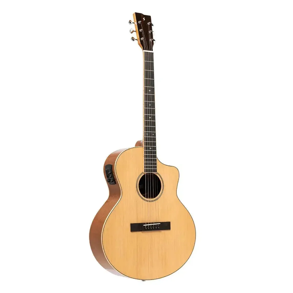 Stagg SA45 OCE-LW 45 Series Orchestra Acoustic-Electric Guitar - Image 3