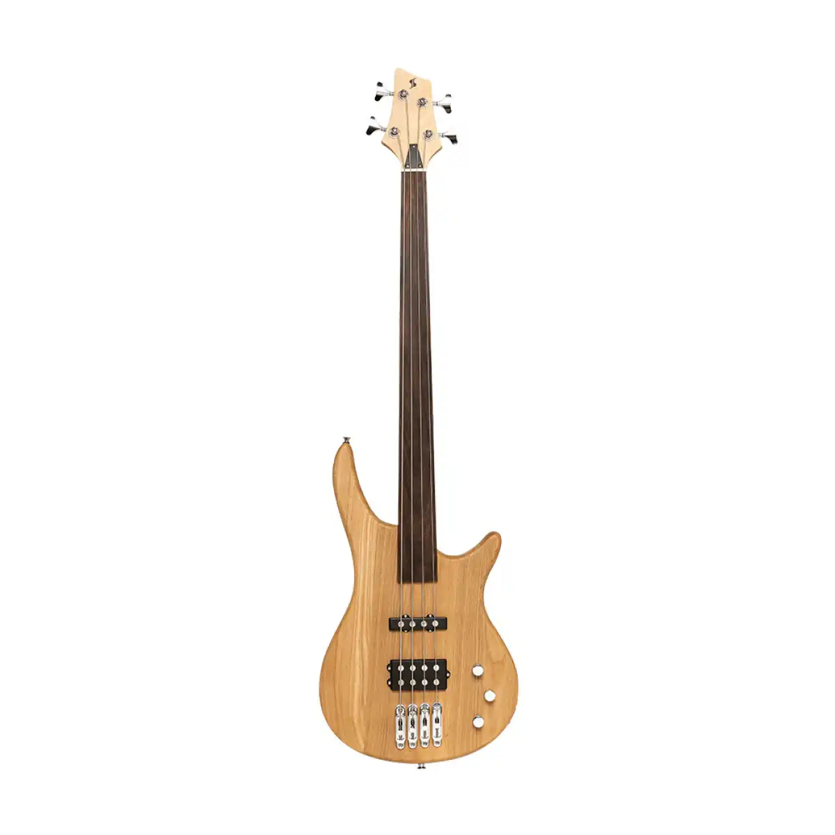 Stagg SBF-40 "Fusion" Fretless Electric Bass - Natural - Image 3