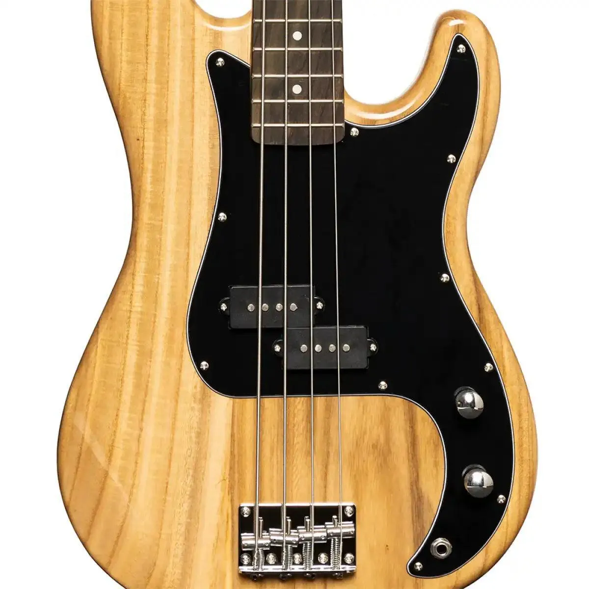 Stagg SBP-30 Standard "P" Electric Bass Guitar - Natural - Image 5