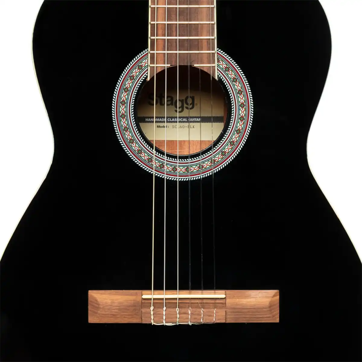 Stagg SCL60 Classical Guitar - Black - Image 5