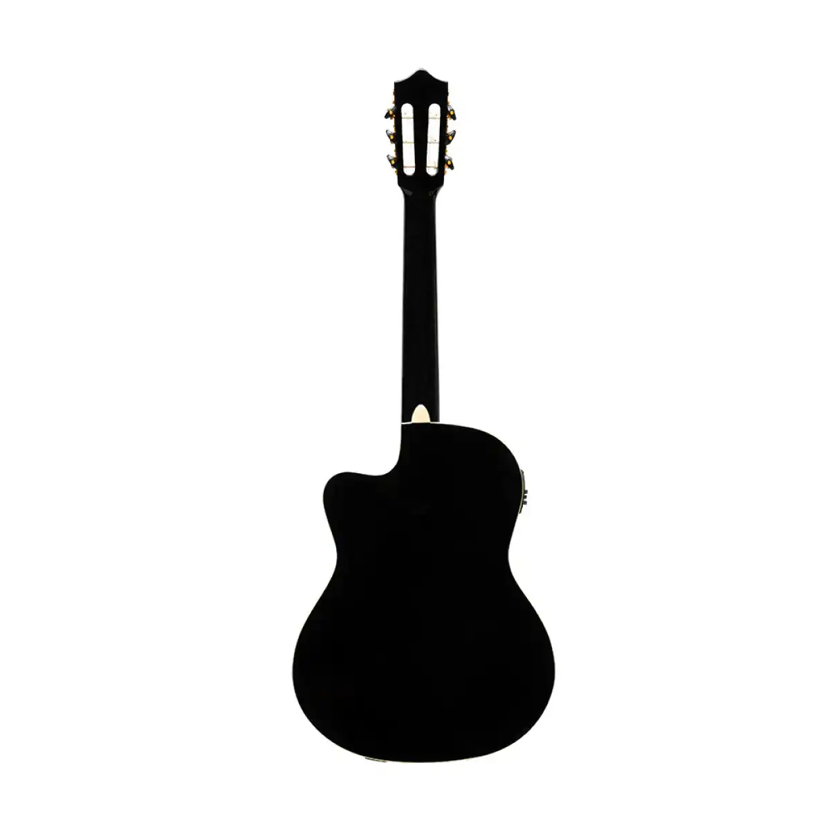 Stagg SCL60 TCE Acoustic-Electric Classical Guitar - Black - Image 4