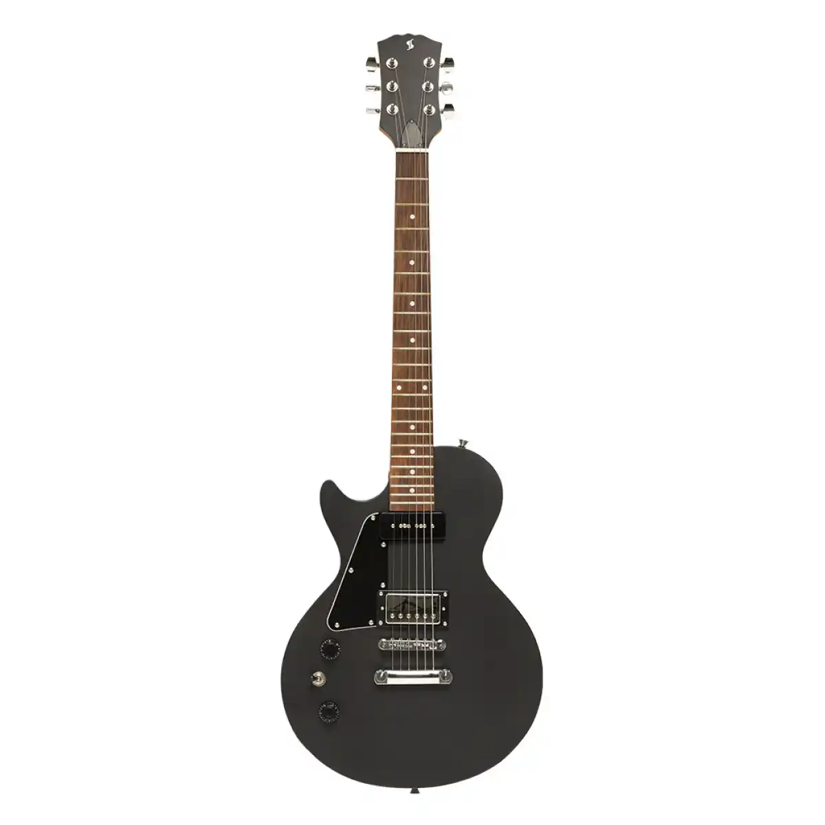 Stagg SEL-HB90 Standard Series Electric Guitar - Black Left-Handed - Image 4