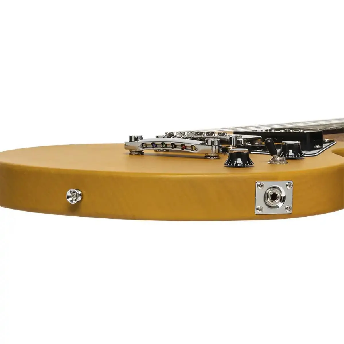 Stagg SEL-HB90 Standard Series Electric Guitar - Vintage Yellow - Image 7