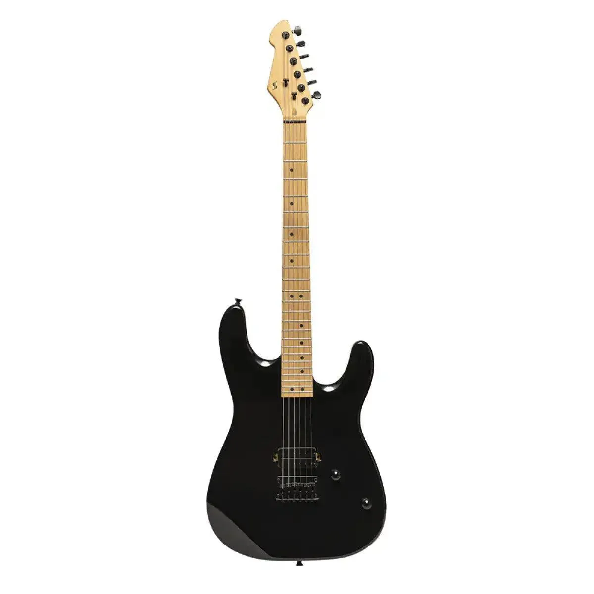 Stagg SEM-ONE H Metal Series Electric Guitar - Black - Image 3