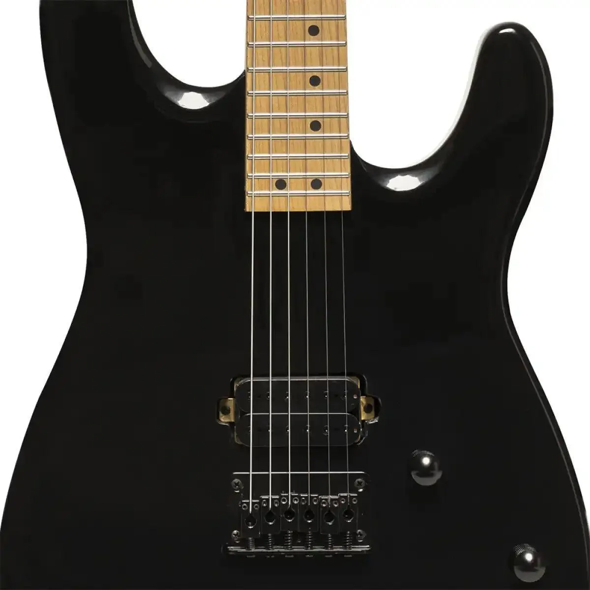 Stagg SEM-ONE H Metal Series Electric Guitar - Black - Image 5