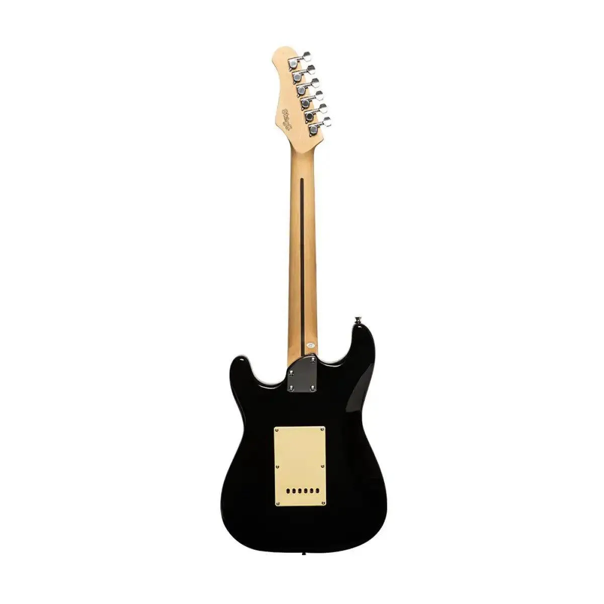 Stagg SES-30 3/4 Standard "S" Electric Guitar - Black Left-Handed - Image 4