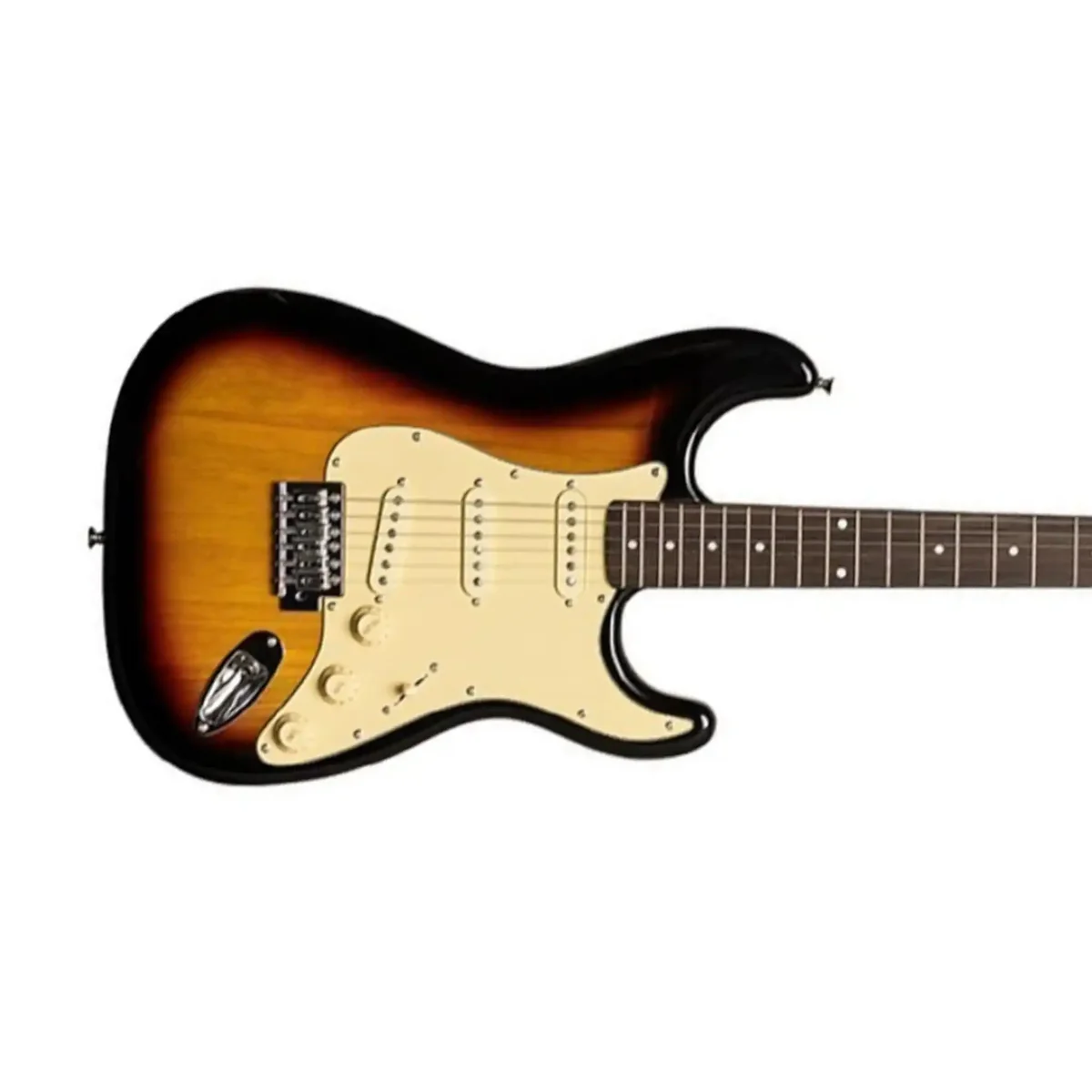 Stagg SES-30-SNB Standard Strat Style Electric Guitar - Sunburst