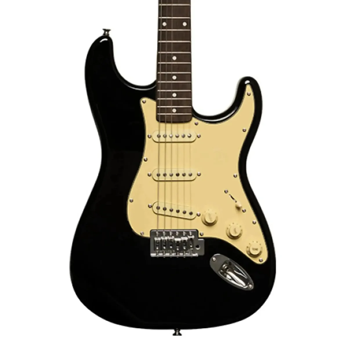Stagg SES-30 Standard "S" Electric Guitar - Black