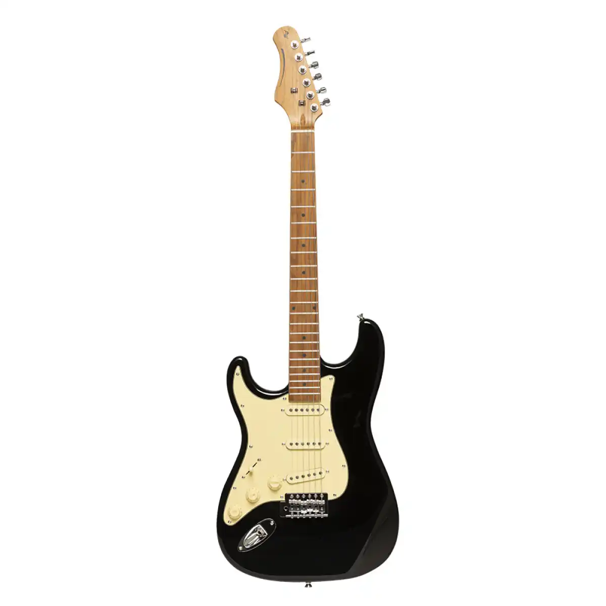 Stagg SES-55 Series 55 Electric Guitar - Black Left-Handed - Image 3