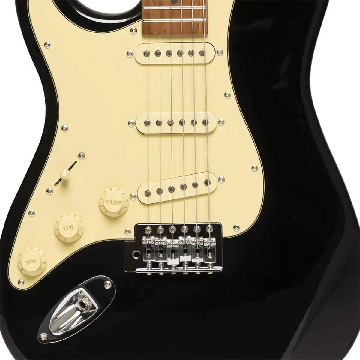 Stagg SES-55 Series 55 Electric Guitar - Black Left-Handed - Image 5