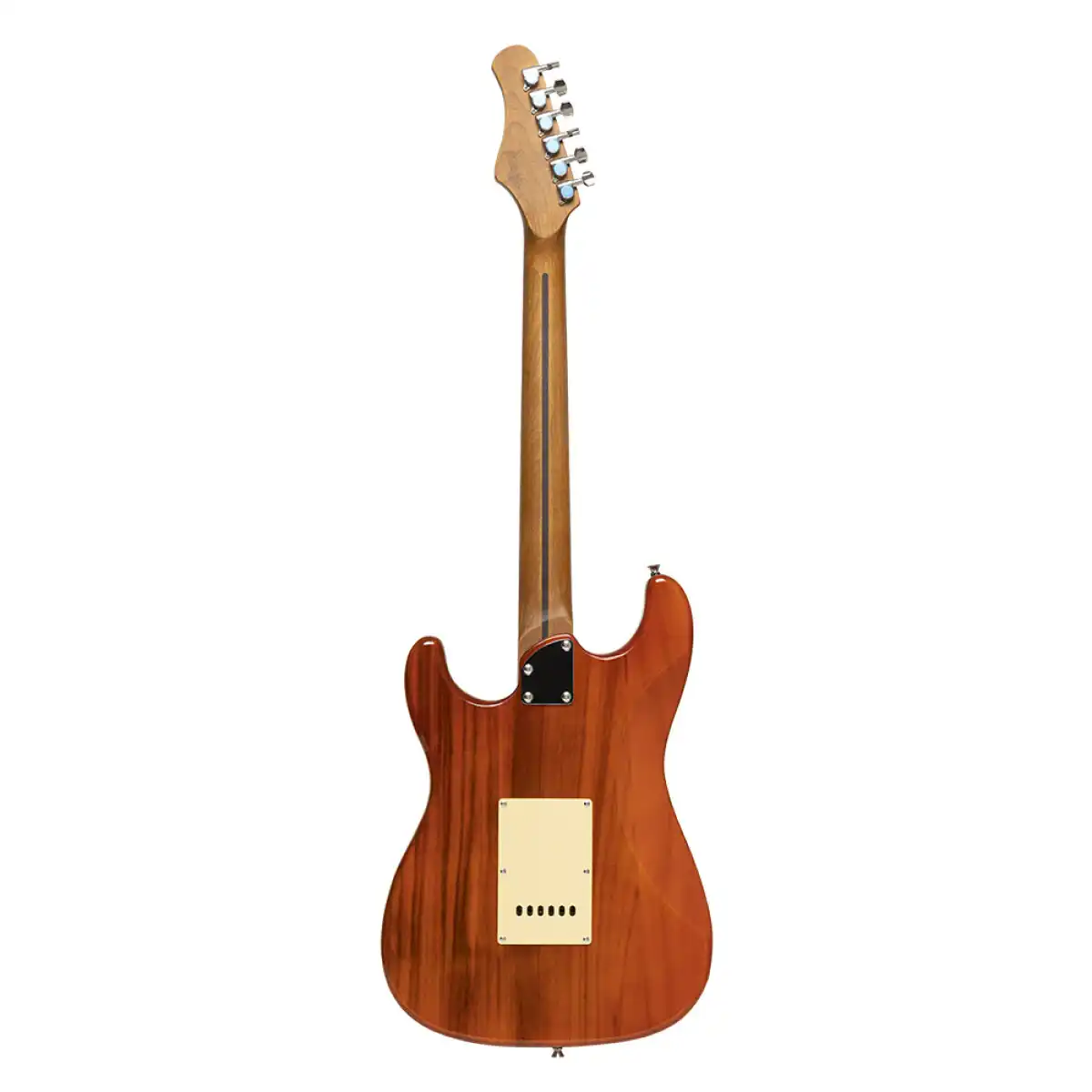 Stagg SES-55 Series 55 Electric Guitar - See Through Fiesta Red - Image 4
