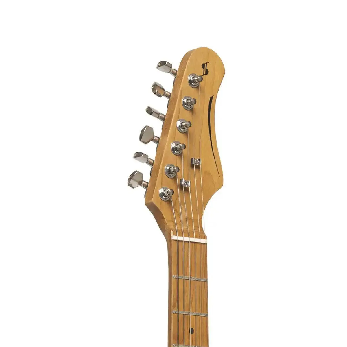 Stagg SES-55 Series 55 Electric Guitar - See Through White Blonde - Image 6
