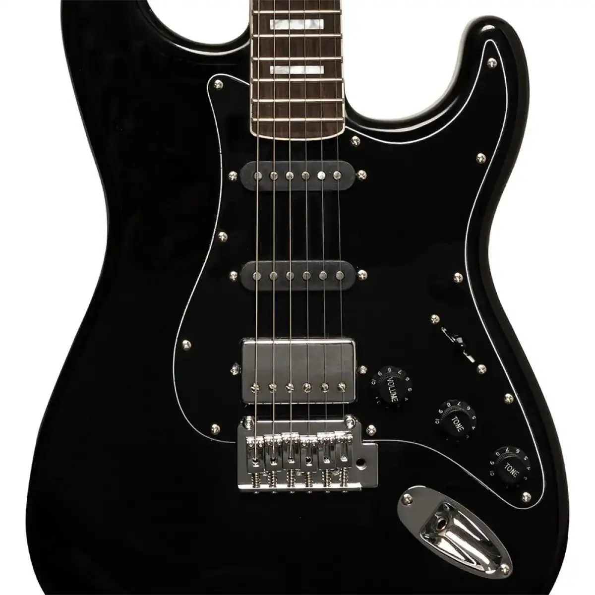 Stagg SES-60 Electric Guitar - Black - Image 5