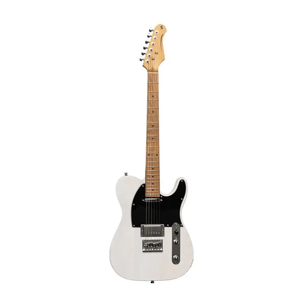 Stagg SET-PLUS WHB Vintage "T" Plus Series Electric Guitar - White - Image 3