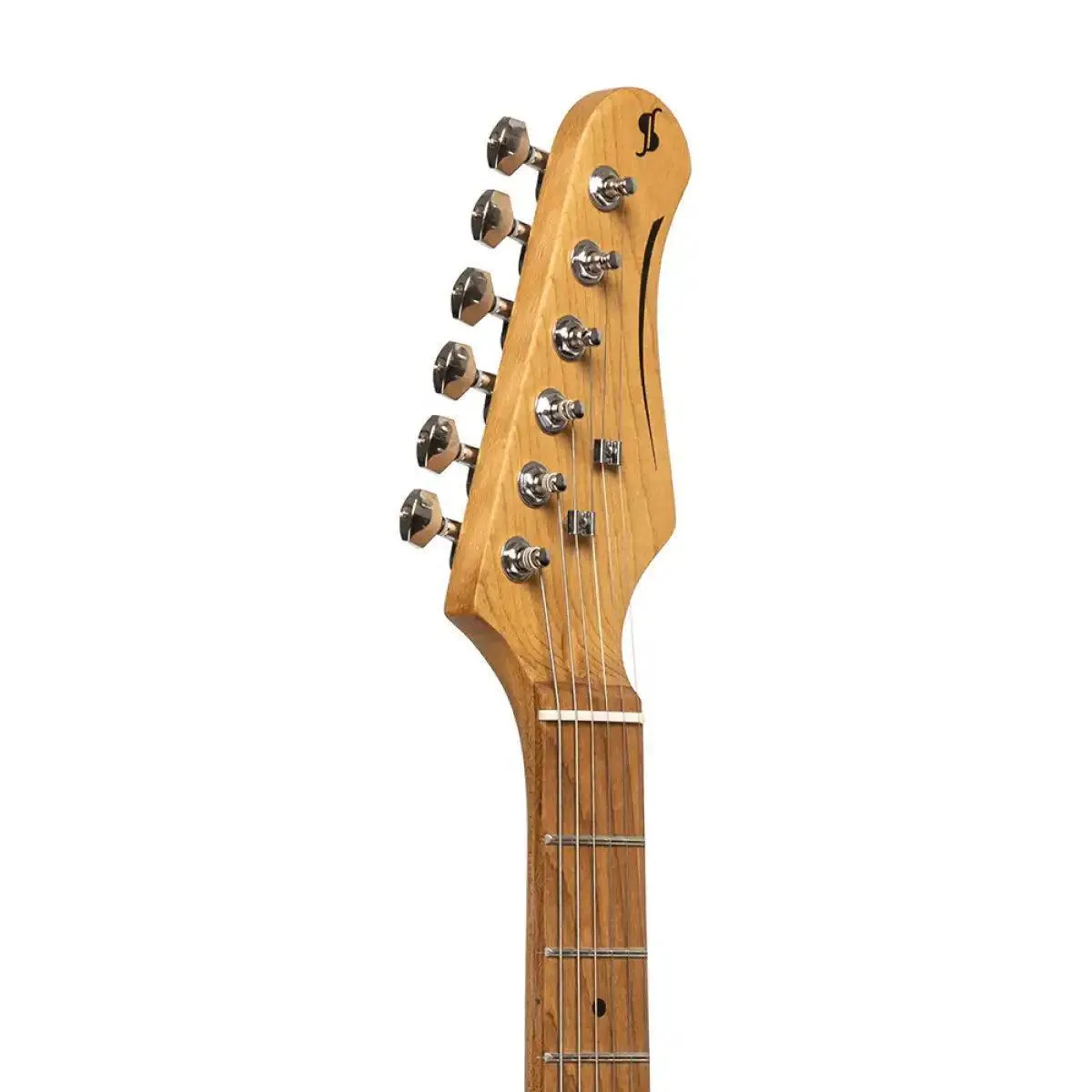 Stagg SET-PLUS WHB Vintage "T" Plus Series Electric Guitar - White - Image 6