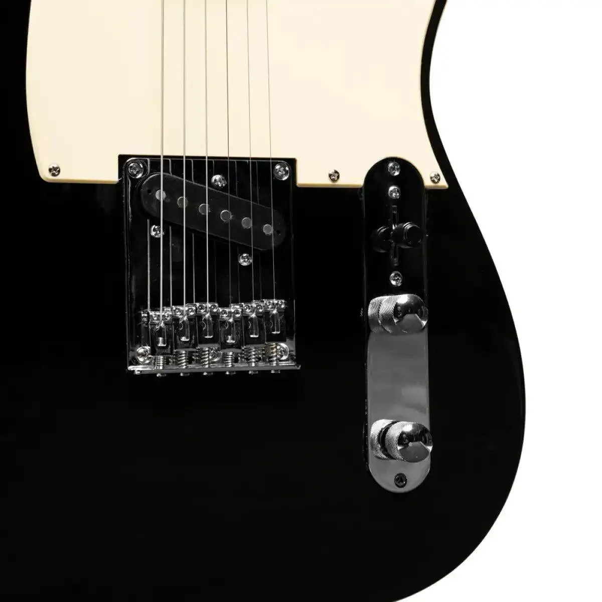 Stagg SET-STD "T" Series Standard Electric Guitar - Black - Image 5