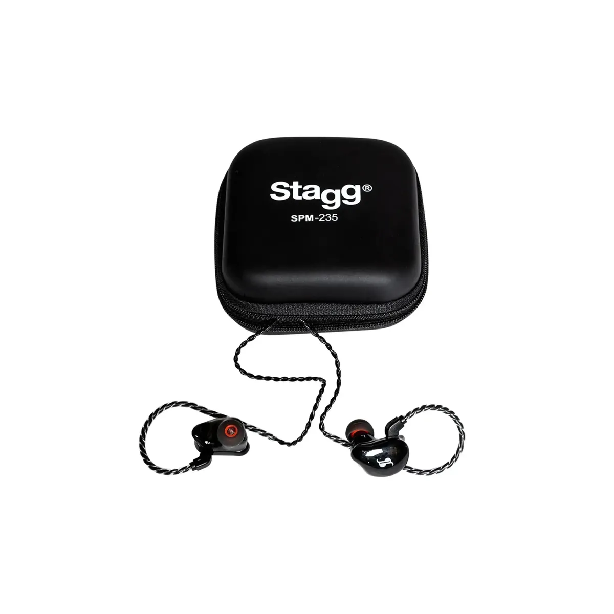 Stagg SPM-235 BK High-Resolution Sound-Isolating In-Ear Monitor - Black - Image 3