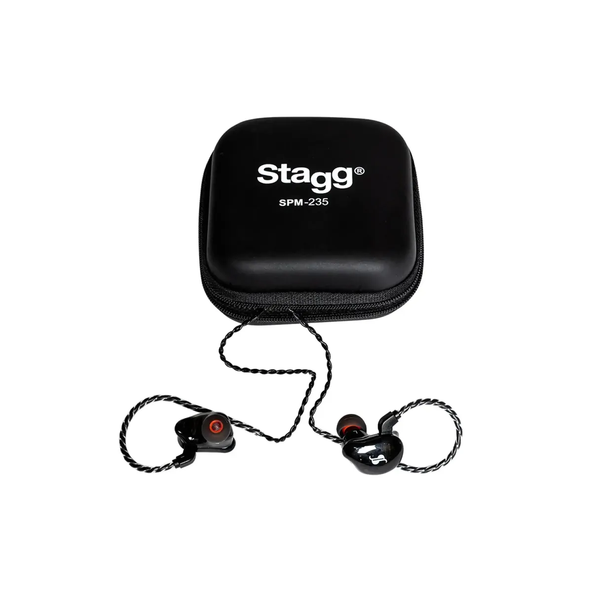 Stagg SPM-235 TR High-Resolution Sound-Isolating In-Ear Monitor - Transparent - Image 3