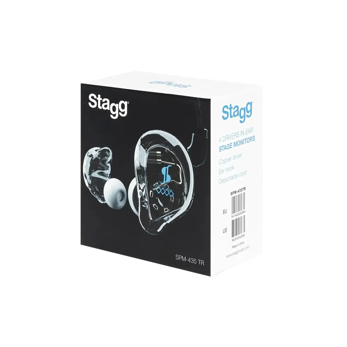 Stagg SPM-435 TR High Resolution Sound Isolating Earphones - 4 Drivers - Image 8