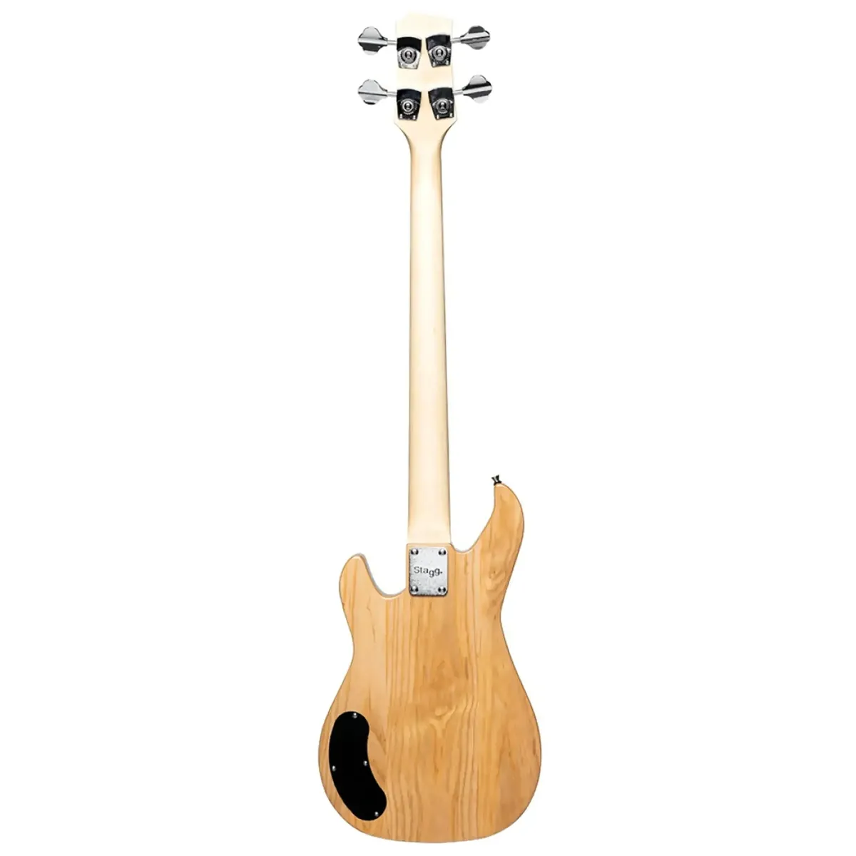 Stagg SVY J-FUNK NAT Silveray Series "J" Model Electric Bass Guitar - Image 4