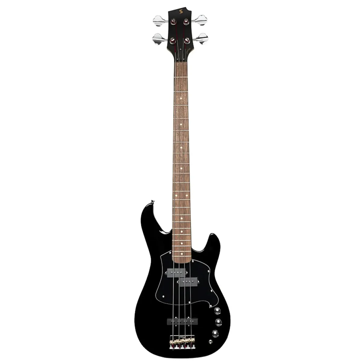 Stagg SVY P-FUNK BLK Silveray Series "P" Model Electric Bass Guitar - Black - Image 3