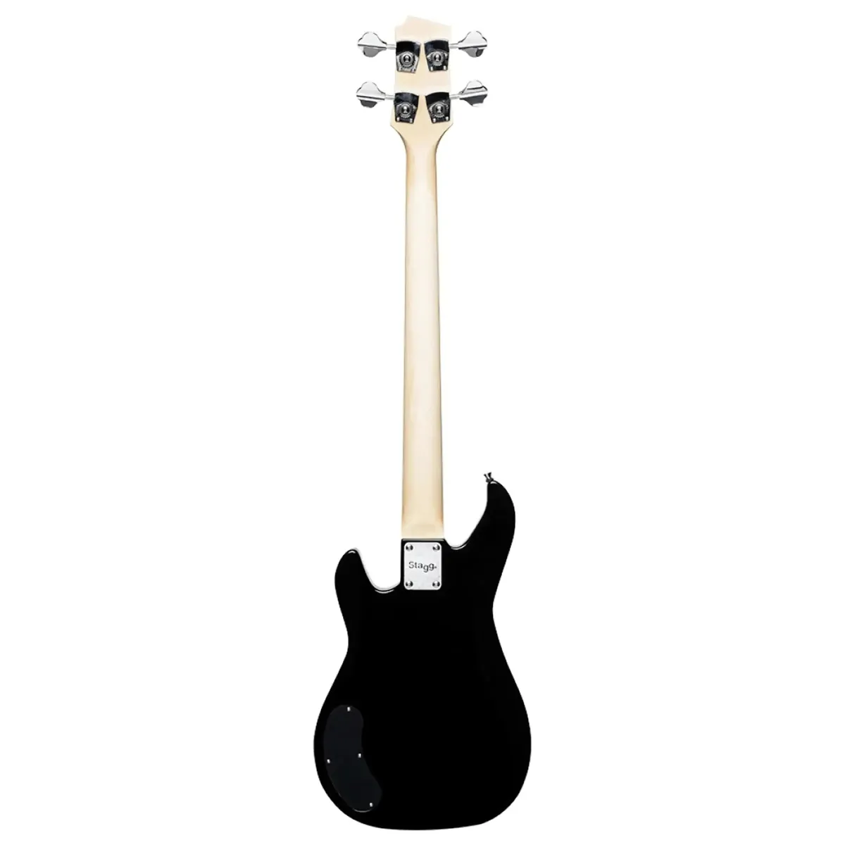 Stagg SVY P-FUNK BLK Silveray Series "P" Model Electric Bass Guitar - Black - Image 4